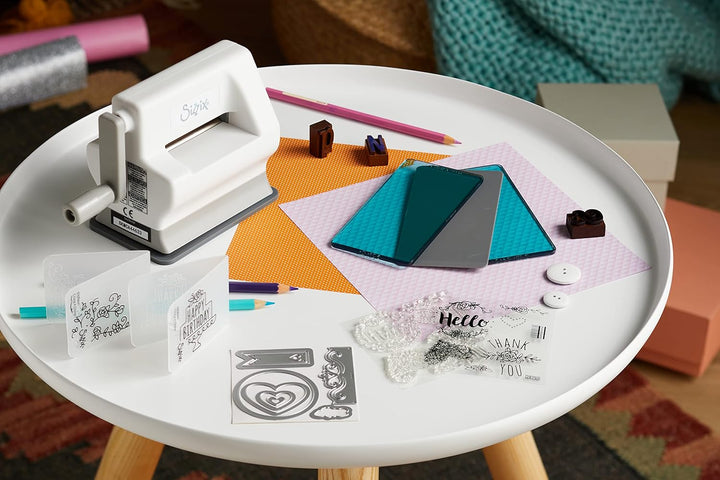 Sizzix Sidekick Stanzmaschine 661770, mit 6, 35 cm Öffnung, Weiss Sidekick Starter