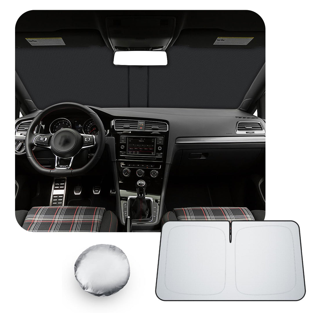 [Upgrade] CDEFG Kompatibel mit VW Golf 7 mk7 7.5 2013-2019 GTI GTD GTE R Sonnenschutz Abdeckungen Fr