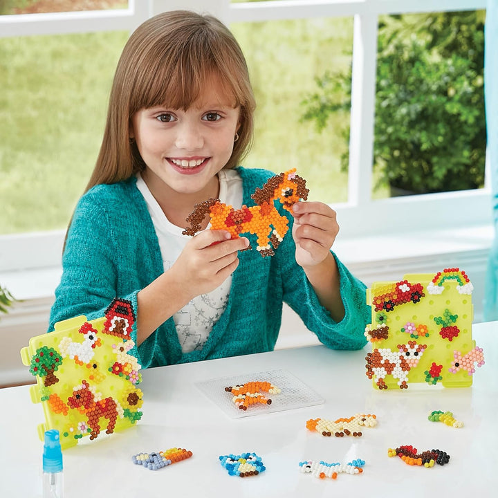 Aquabeads 31838 Mega Bastelbox Bauernhof - Bastelset Single, Single