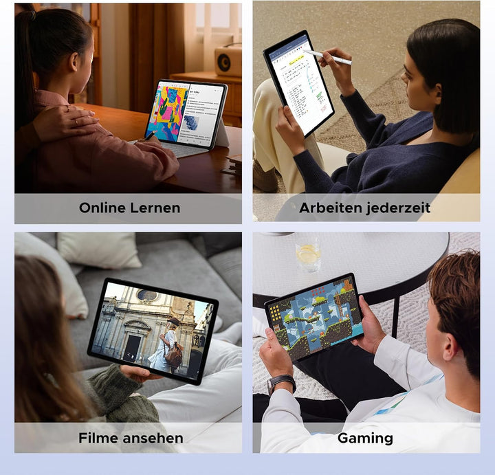 Tab G6 Android 16 Tablet 11 Zoll, 30GB RAM + 256GB ROM Tablet mit SIM Card Slot, 90Hz Display, Uniso