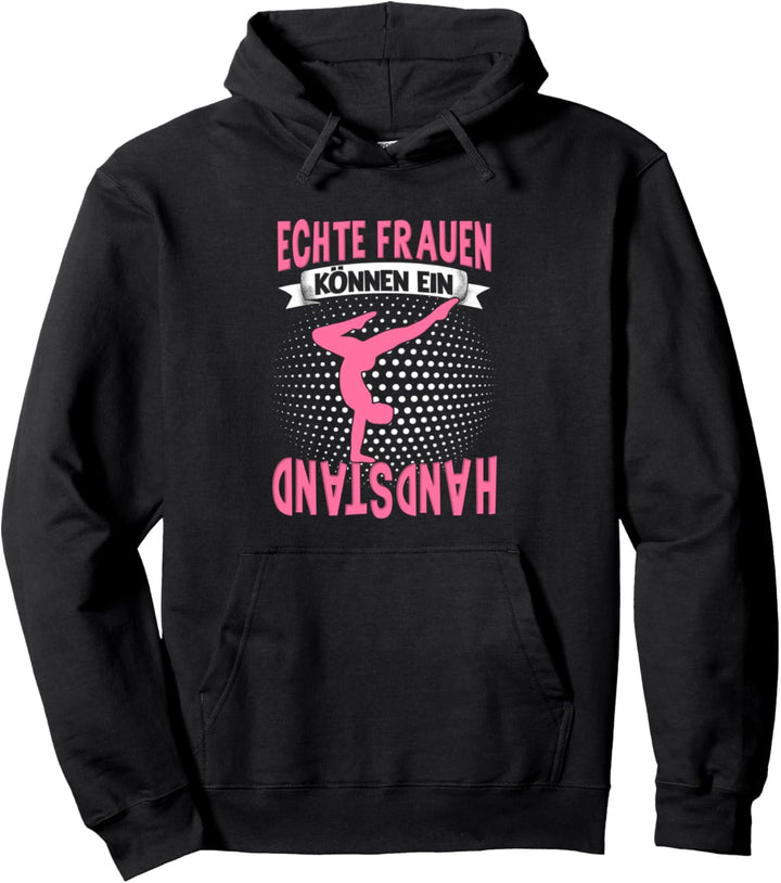 Handstände Turnerin Damen Mädchen Turner Kopfüber Handstand Pullover Hoodie