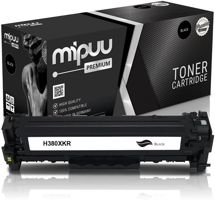 Mipuu Toner kompatibel zu HP CF380X 312X Black XL für HP Color Laserjet Pro MFP M476 M476DN M476DW M
