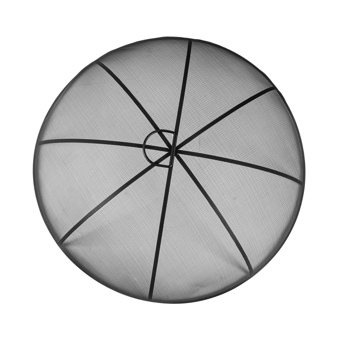Harbour Housewares Runde Feuerstelle Spark Guard - 72,5cm - Grau