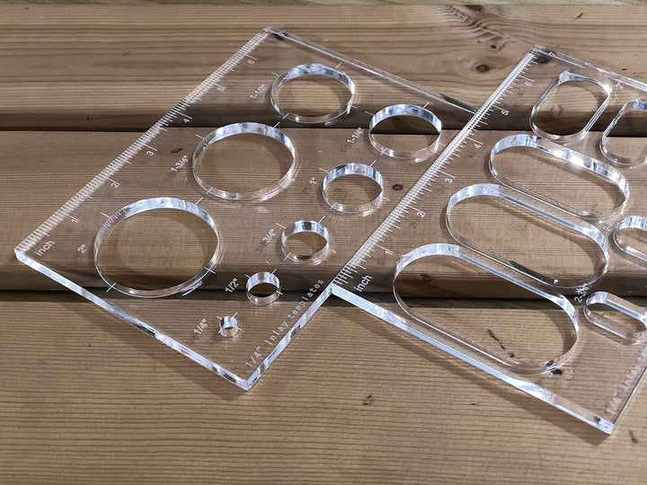 Router Jig Butterfly Star Inlay Templates, Dekorative und Router Templates für die Holzbearbeitung (