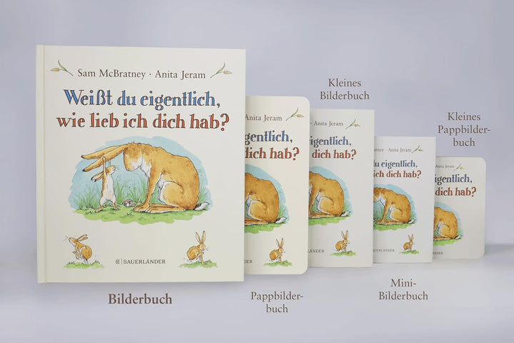 Weisst du eigentlich, wie lieb ich dich hab?, Gebundenes Buch