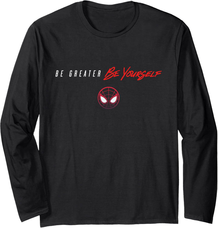 Marvel Spider-Man: Miles Morales Game Be Greater Be Yourself Langarmshirt