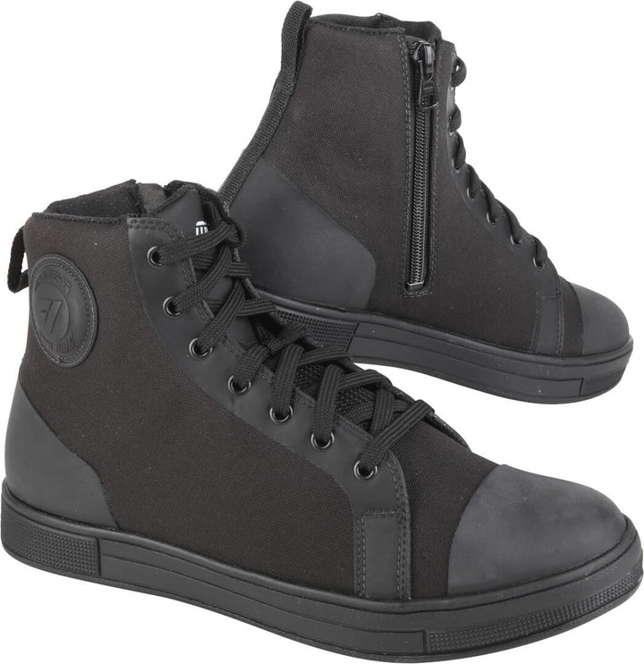 Modeka Pierce Motorrad Schuhe, schwarz, 43 Schwarz 43 EU, Schwarz 43 EU