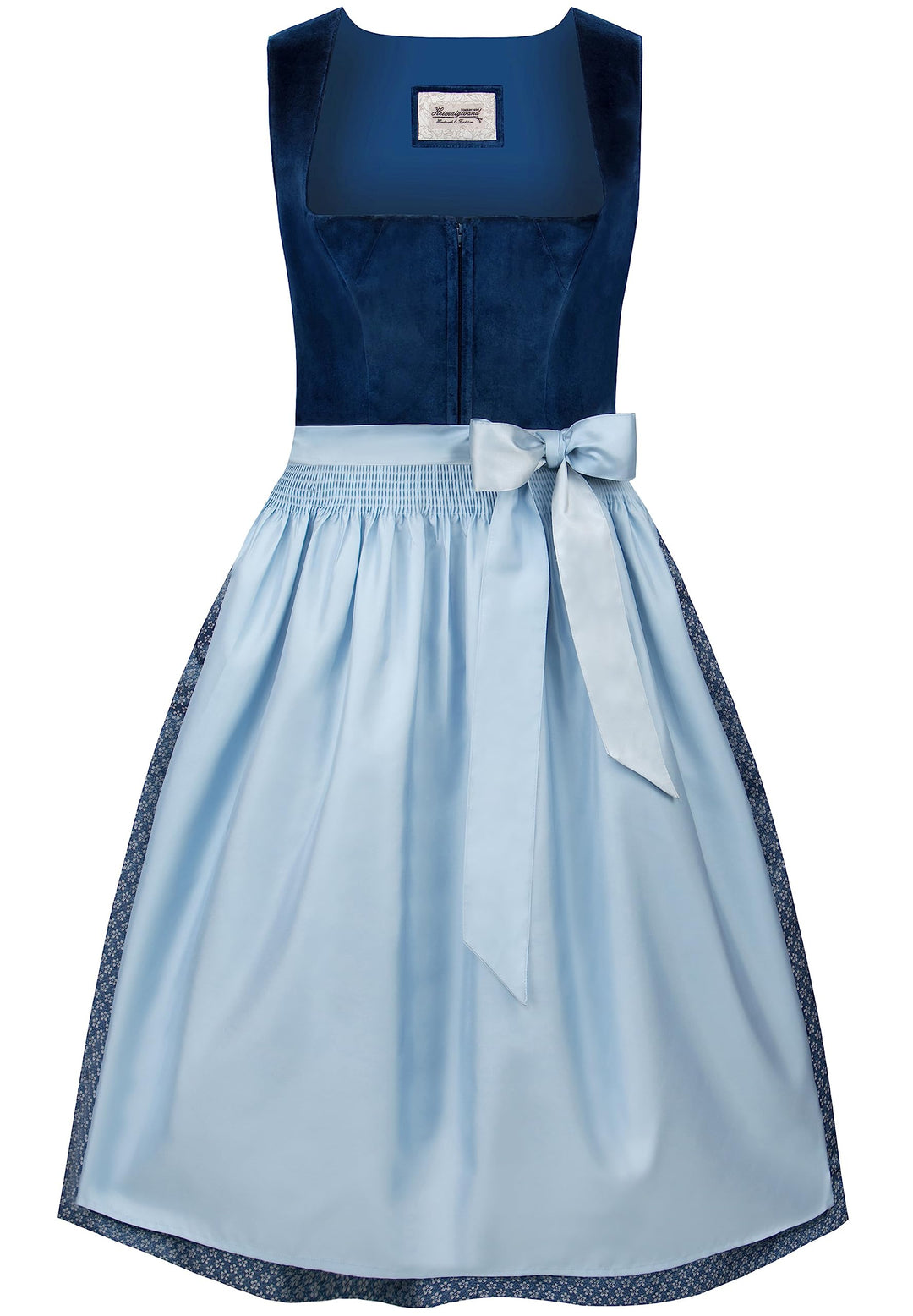 Stockerpoint Damen Dirndl Aida Kleid für besondere Anlässe 40 Blau, 40 Blau