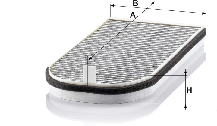 MANN-FILTER CUK 3642-2 Innenraumfilter – Kabinenluftfilter Satz (2er Set) – Für PKW