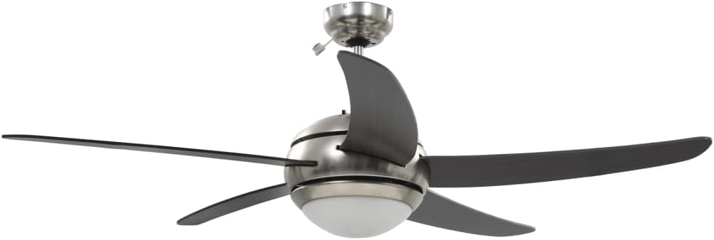 Generisch Dekorativer Deckenventilator mit Licht 128 cm Braun,7.13 kg-50539 128 cm-mit 5 Lamellen Br