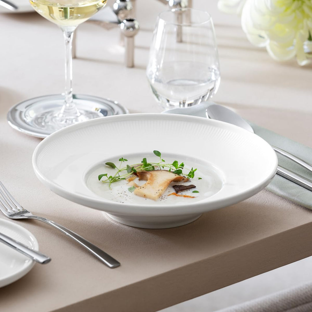 Villeroy &amp; Boch Afina Teller tief weiss 25cm Set6
