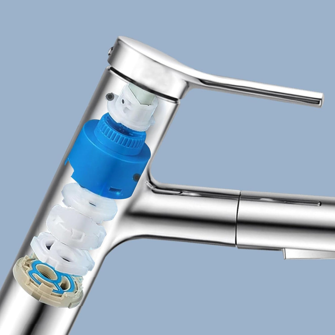 Waschtischarmatur mit Herausziehbarer Brause Wasserhahn Bad mit 3 Wasserstrahlarten Brause Kalt und
