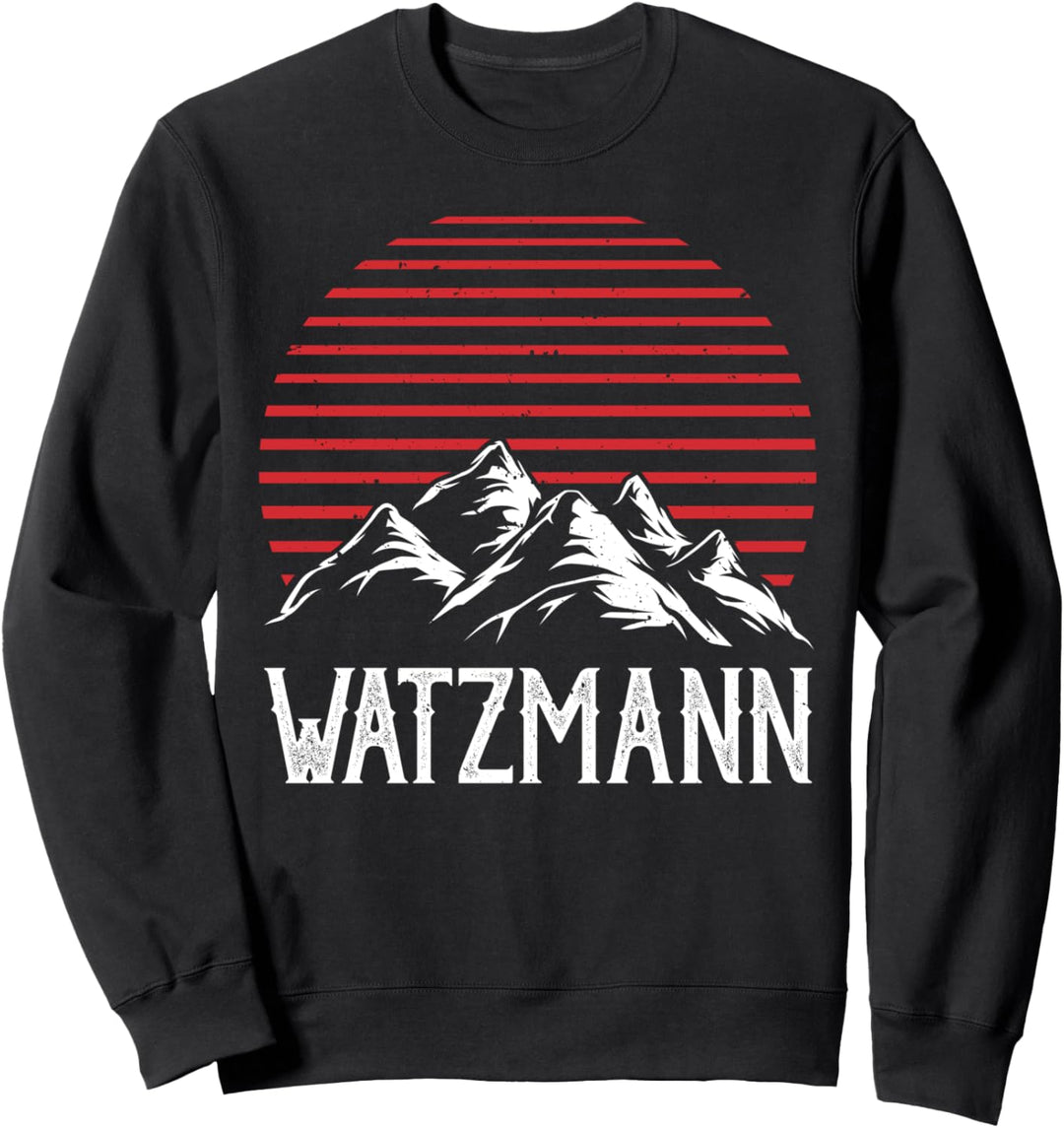 Bergsteiger Bergsteigerin Bergsteigen WATZMANN 2713m Berg Sweatshirt