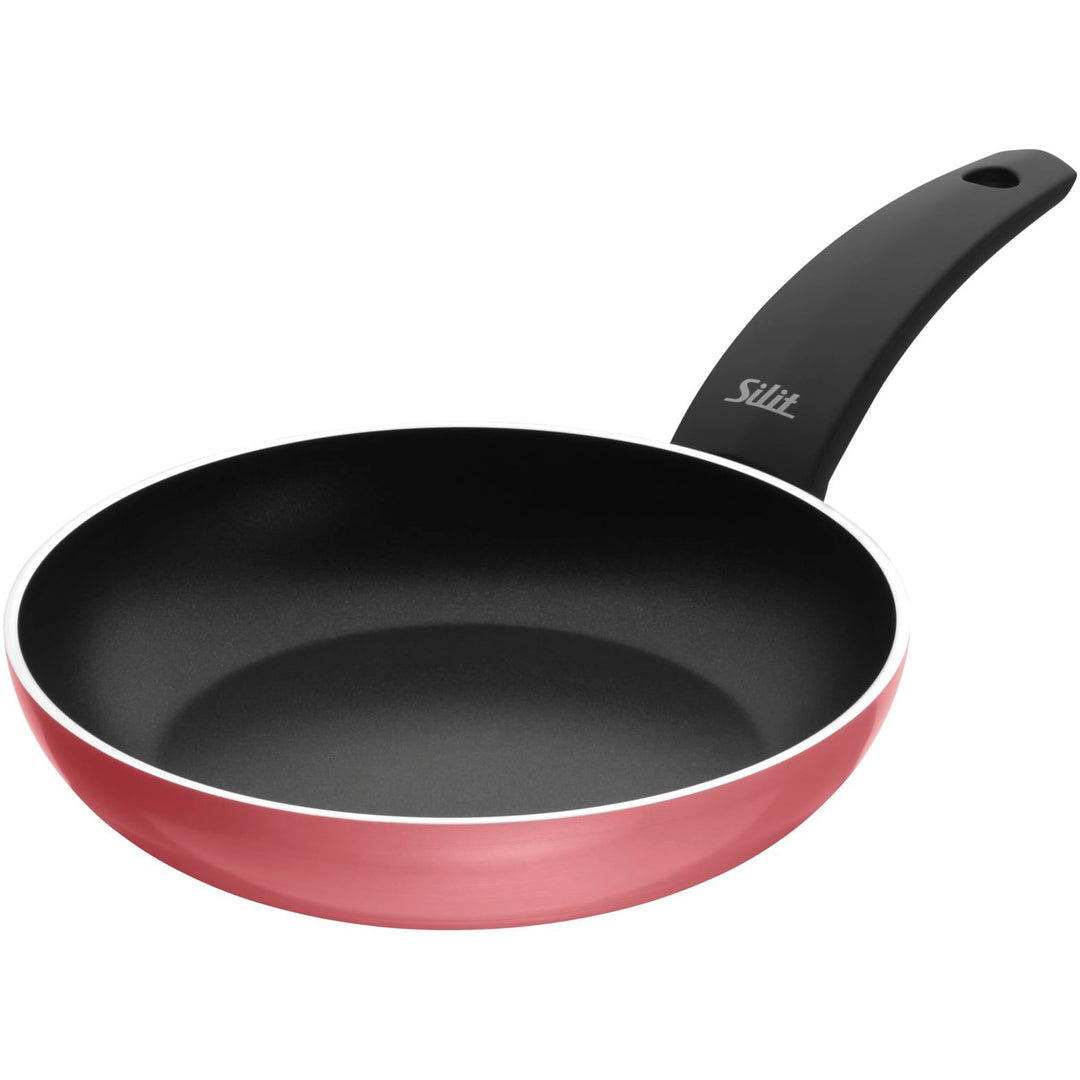 Silit Belluna Bratpfanne 24 cm Induktion, Aluminium beschichtet, Kunststoffgriff, für schonendes Bra