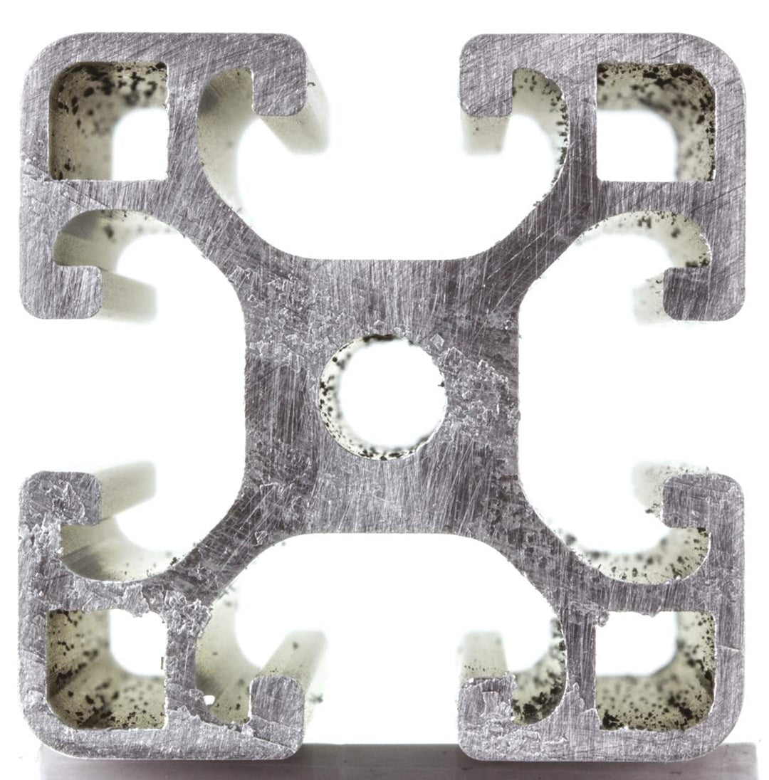 RS PRO Silber Aluminium Strebenprofil 40 x 40 mm, 4-fach Nut 8 mm, Länge 1000 mm Profile 8