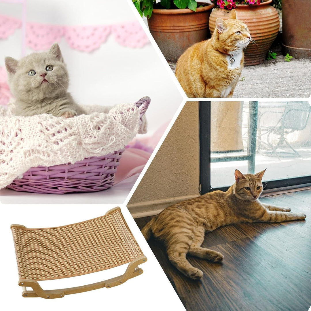 Katzen Loungesessel - Katzenschlafstuhl,Haustierkühl-Liege Kitten Schaukelsofa für heisse Wohnung Ha