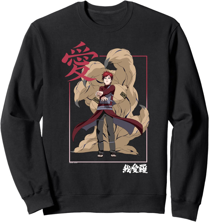 Naruto Shippuden Gaara Kanji Frame Sweatshirt