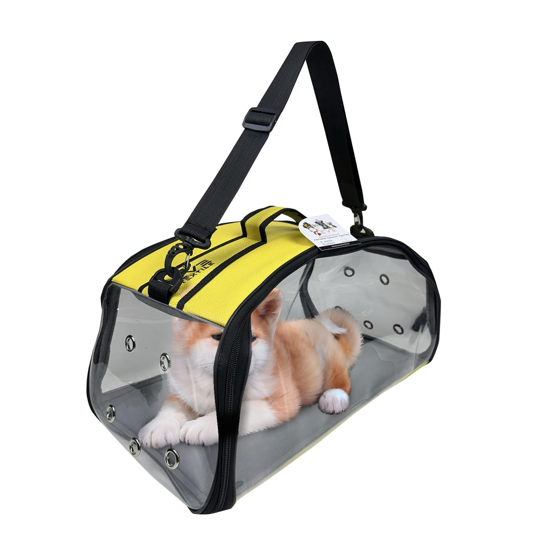 EVE Textile Hunde Tragetasche | Katzen Tragetasche | Hundetasche | Katzentasche | Hunde Umhängetasch