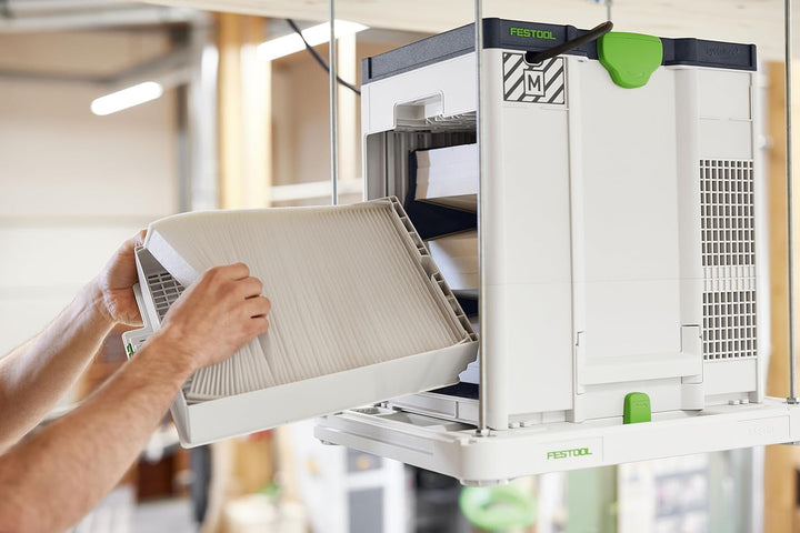 Festool Luftreiniger Sys-Air M mit Vorfilter und Hauptfilter - mobiler Luftreiniger, 200W