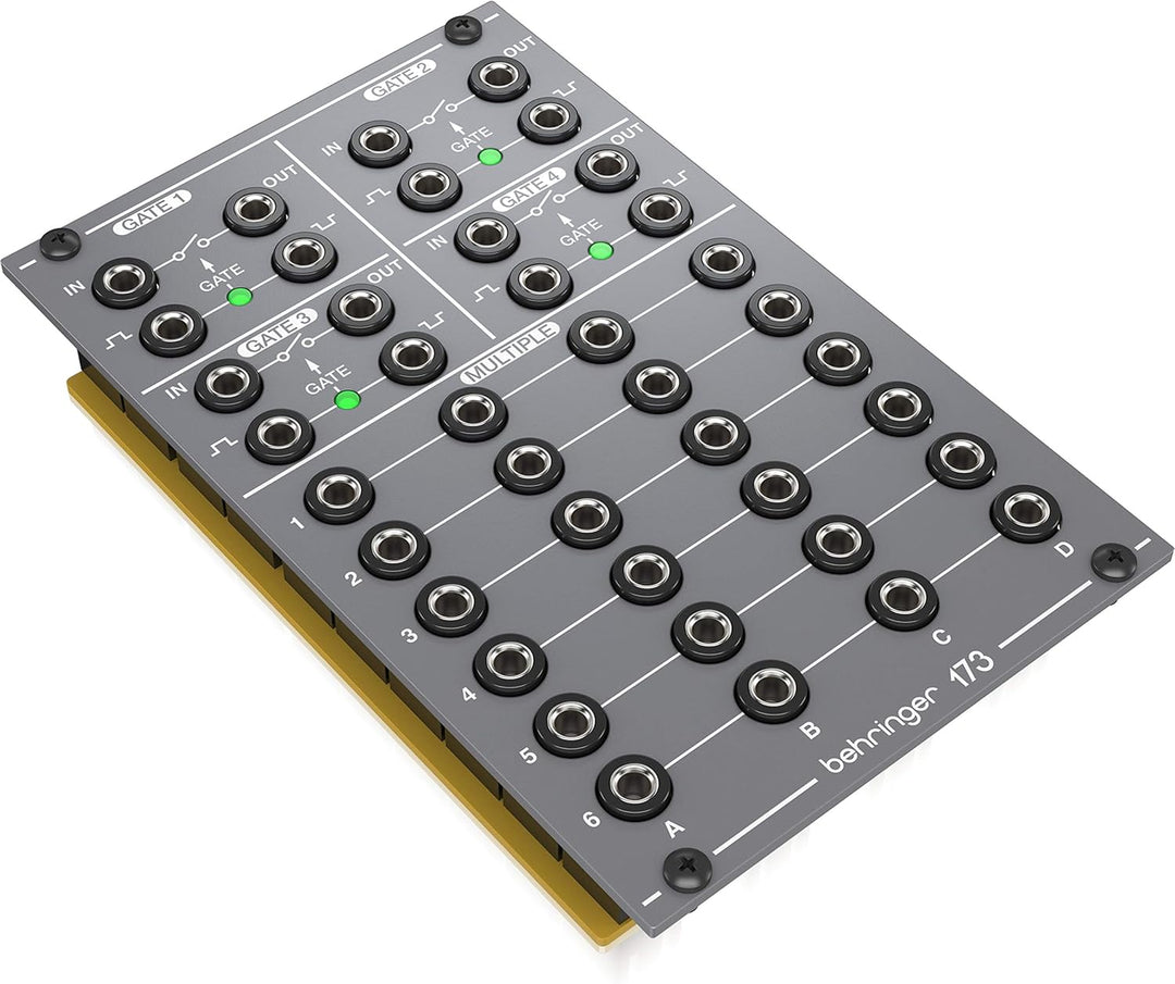 Behringer 173 QUAD GATE/MULTIPLES Legendäres analoges Quad Gate und Multiples Modul für Eurorack, 17