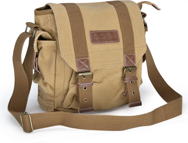 Gootium Unisex Canvas Messengertasche 21217 Khaki, Khaki