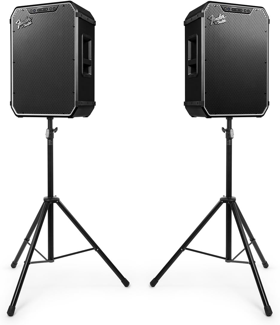 Teufel x Fender ROCKSTER NEO - Tragbarer Bluetooth Lautsprecher Black &amp; Steel, Black &amp; Steel