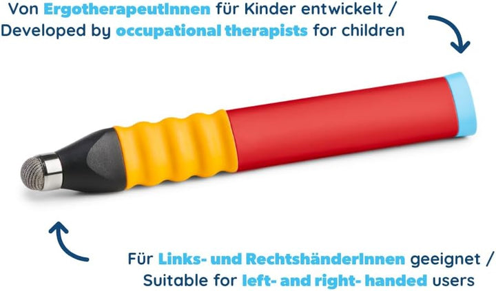 Edurino Ergonomischer Eingabestift I Special Edition | Tablet Stift für Kinder I Eingabestift für Ed