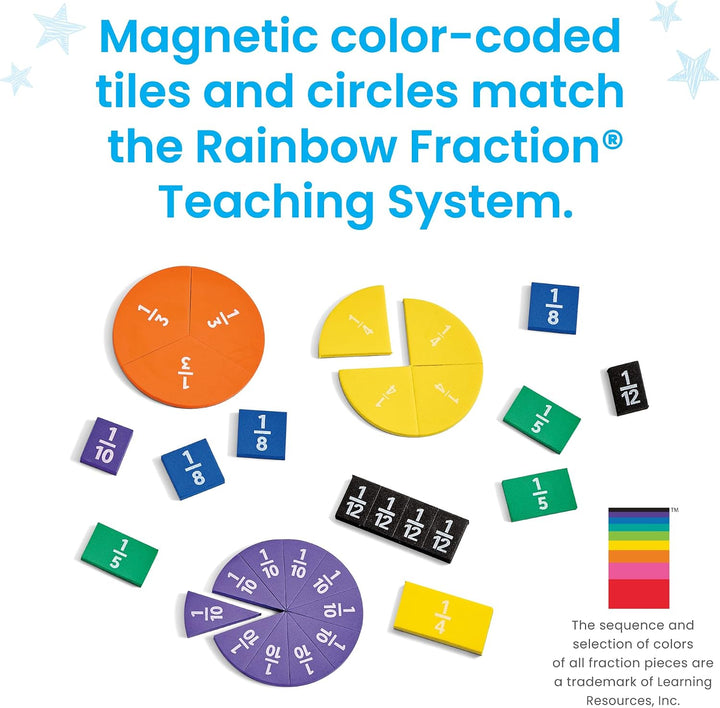 Learning Resources Rainbow Fraction Magnetisches Aktivitätsset