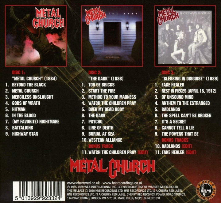 The Elektra Years 1984-1989, Audio-CD