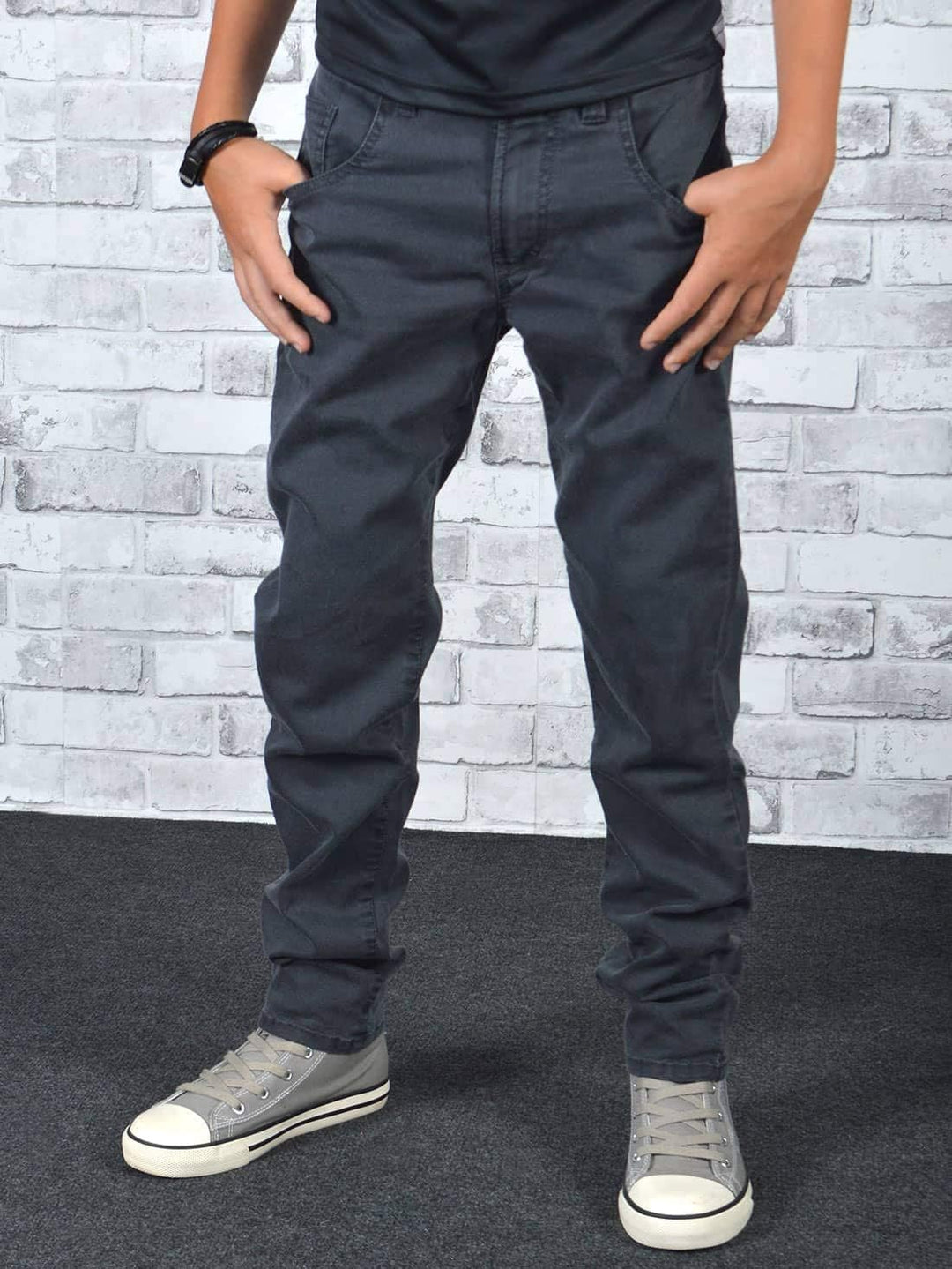 BEZLIT Jungen Jeans Hose Straight Fit Stretch 22872 92 Grau, 92 Grau