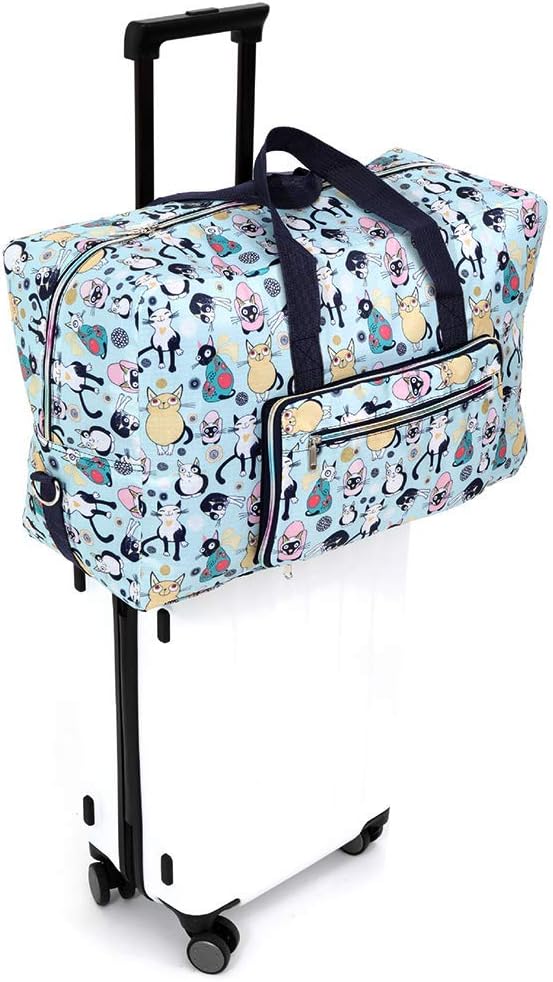 Arxus Grosse Faltbare Reisetasche Tragen Sie die Reisetasche am Wochenende über dem Gepäck mit Schul