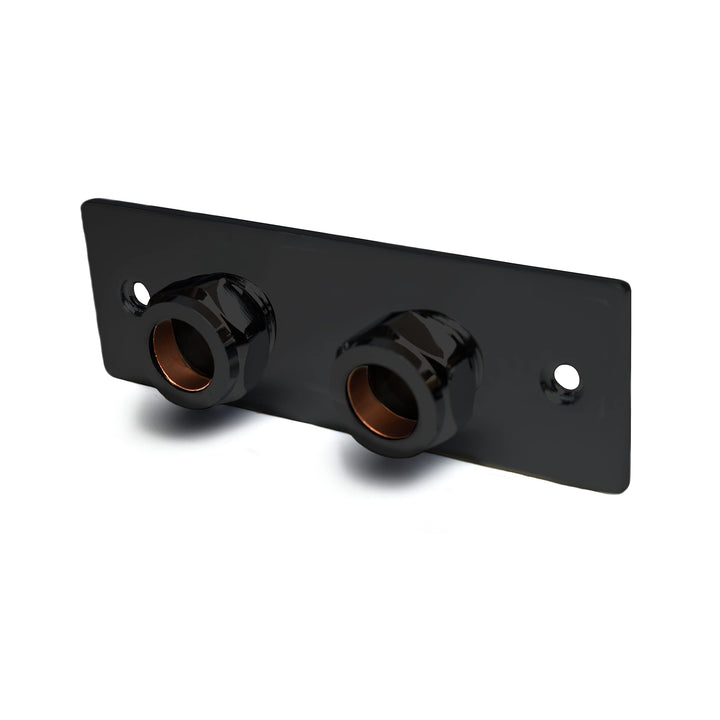 Xcel Home Schwarze Thermostat-Befestigungs-Halterung, Rückplatte für Badezimmer Dusche WC-Mischbatte