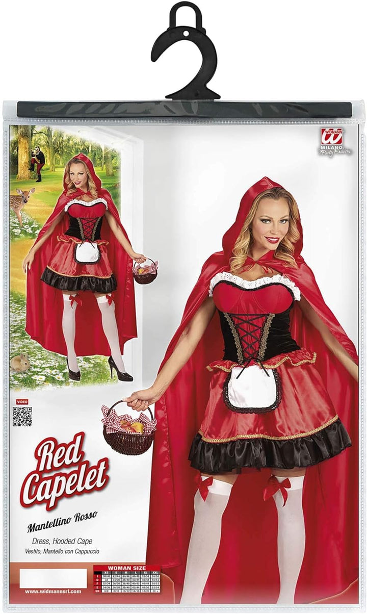 WIDMANN 74554 COSTUME CAPPUCCETTO ROSSO XL 