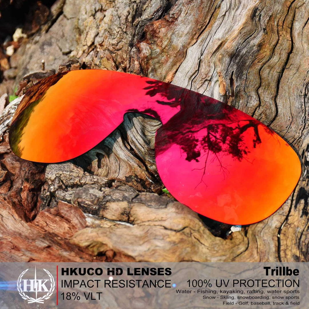 HKUCO Plus Mens Replacement Lenses For Oakley Trillbe - 2 pair