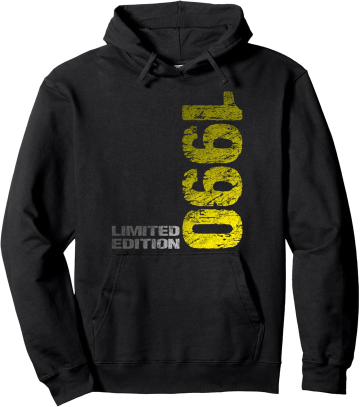 34. Geburtstag 1990 Limited Edition Mann Frau Pullover Hoodie