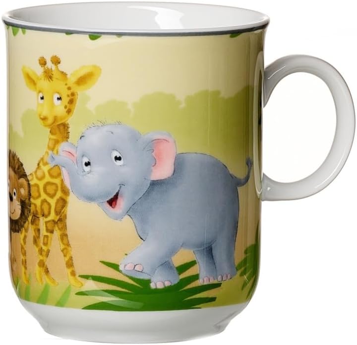 Ritzenhoff &amp; Breker Kindergeschirr Afrikatiere Variante: Schale mit Griff 21,5 cm Afrikatiere