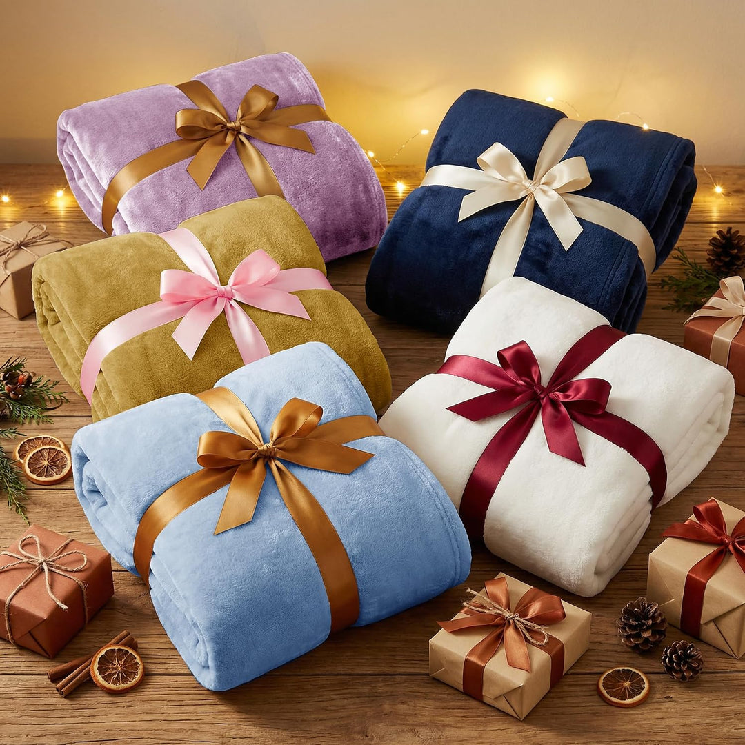 CozyLux Kuscheldecke Flauschig Decke 230x270 cm Gelb, 230x270 cm Gelb