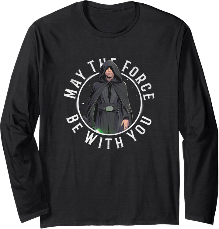 Star Wars: The Mandalorian Retro Luke Skywalker Circle Langarmshirt