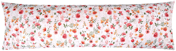 Renforcé Seitenschläferkissen Bezug 40x145cm Geblümt (EW-Blumenwiese)