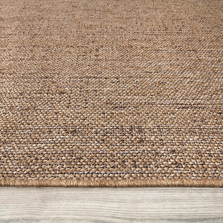 Paco Home Outdoor Teppich wetterfest &amp; langlebig Flachgewebe in moderner Jute-Sisal-Optik in Naturtö