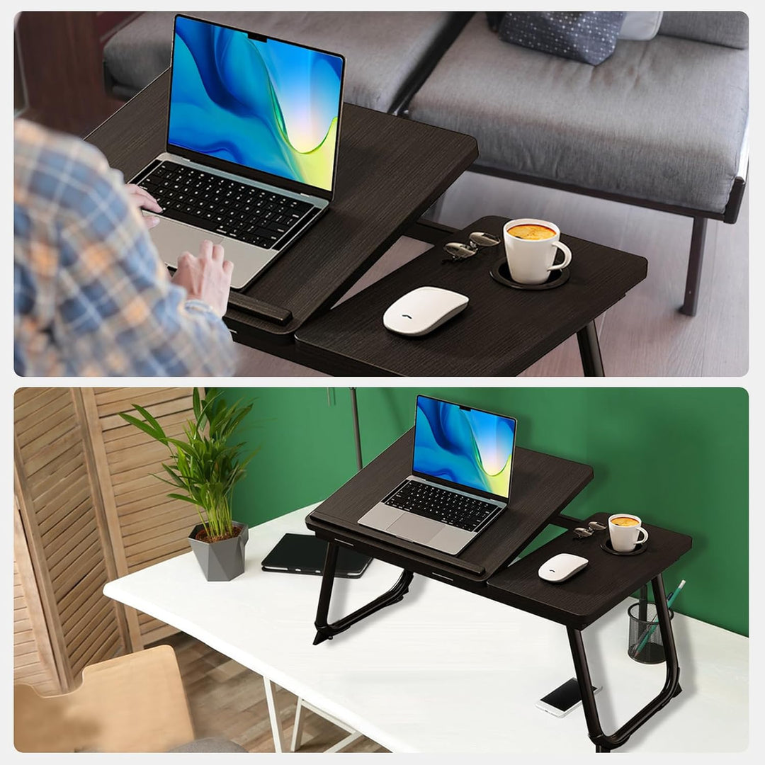 Laptoptisch Bett Klappbar Laptop Betttisch Notebooktisch Bed Table Esstablett Bed Tray FrüHstück im
