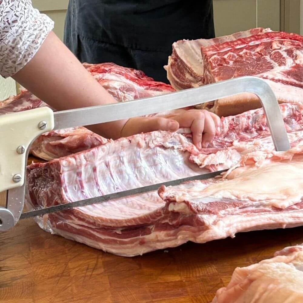 Knochensäge Professionelle Amerikanische, zerlegbar Edelstahl 45 cm
