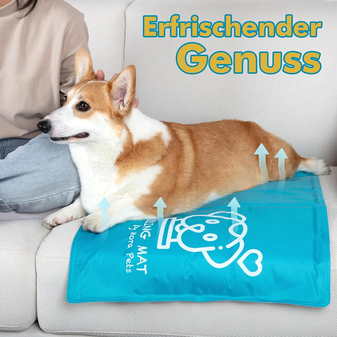 Pawtasy Kühlmatte Hunde Katzen Kühldecke für Hunde Kühlkissen mit Ungiftiges Gel für Klein Haustiere