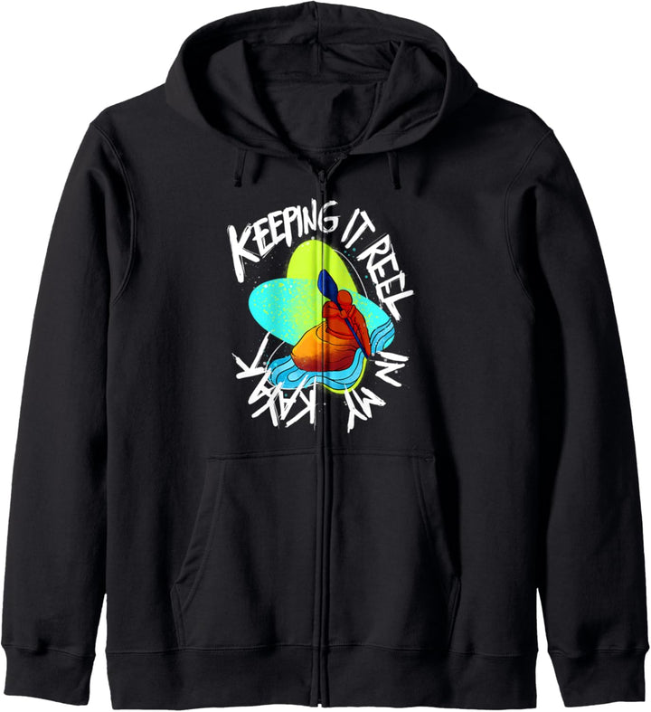 In My Kayak Kajak Geschenk Kapuzenjacke