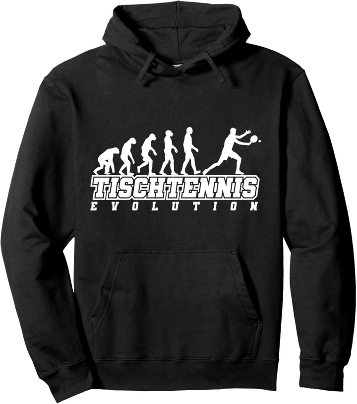 Tischtennis Ping Pong Evolution Tischtennisspieler Pullover Hoodie