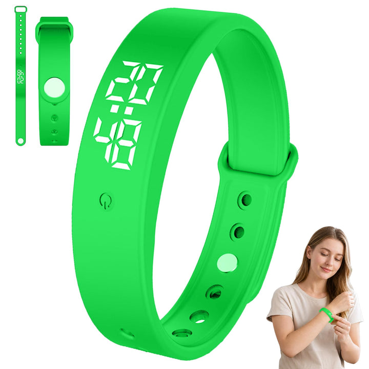 CEWROM Vibrationswecker Armband, Wecker Armband Vibration mit Timer, Vibrationsalarm Erinnerung Uhr,