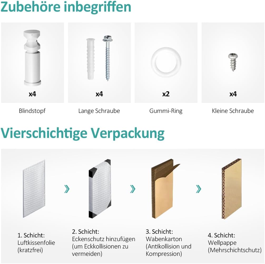 EMKE Badheizkörper 1800x600 mm mit Multiblock, Handtuchheizkörper Gerade mit Mittelanschluss, Effizi