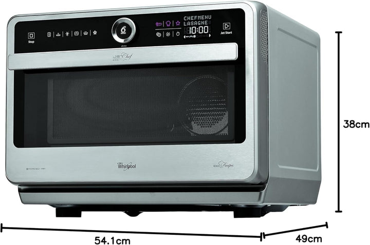Whirlpool jt479ix Mikrowelle 33 L schwarz, silber
