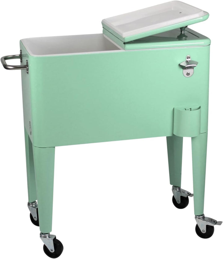 Kailua Cooler - Kühlbox, Kühlwagen, Getränkekühler Pastellgrün, Pastellgrün