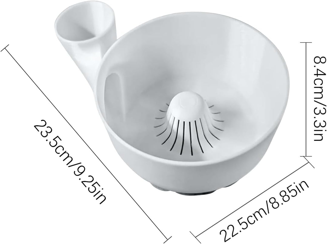Fruit Washing Bowl with Strainer, Automatic Vegetable Washer, Multifunctional Food Storage Basket fo